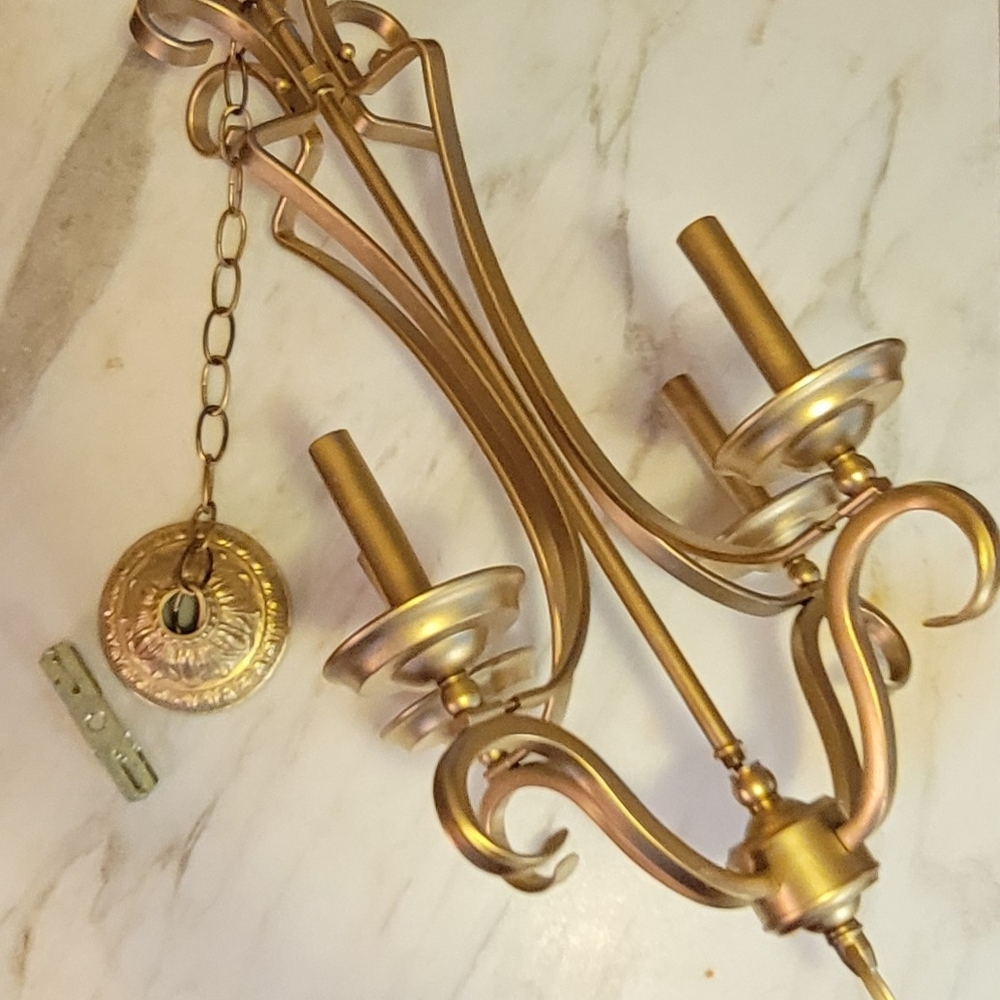 Elegant Gold Chandelier